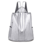 r Summer Patent Leather women Backpack Large Capacity School Bag